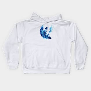 sad angel Kids Hoodie